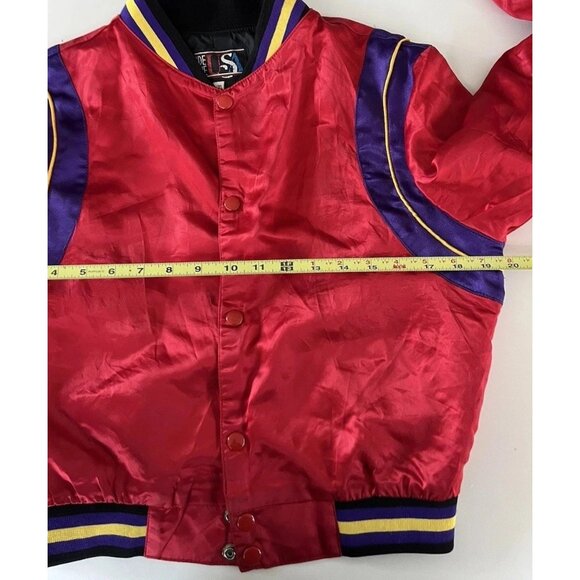 Vintage No Doubt Gwen Stefani Red Varsity Jacket  Women’s Sz L/XL Rock 90s READ! - Picture 9 of 16